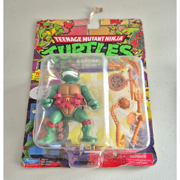 Playmates Teenage Mutant Ninja Turtles Raphael Storage Shell Figure Collectible - Picture 16 of 16